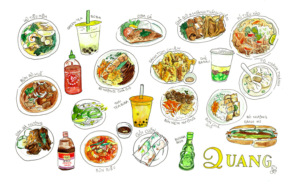 Dishes of Quang